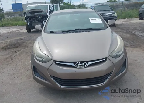 2016 Hyundai Elantra Se/Sport/Limited из США, поврежденный, VIN 5NPDH4AE6GH701666